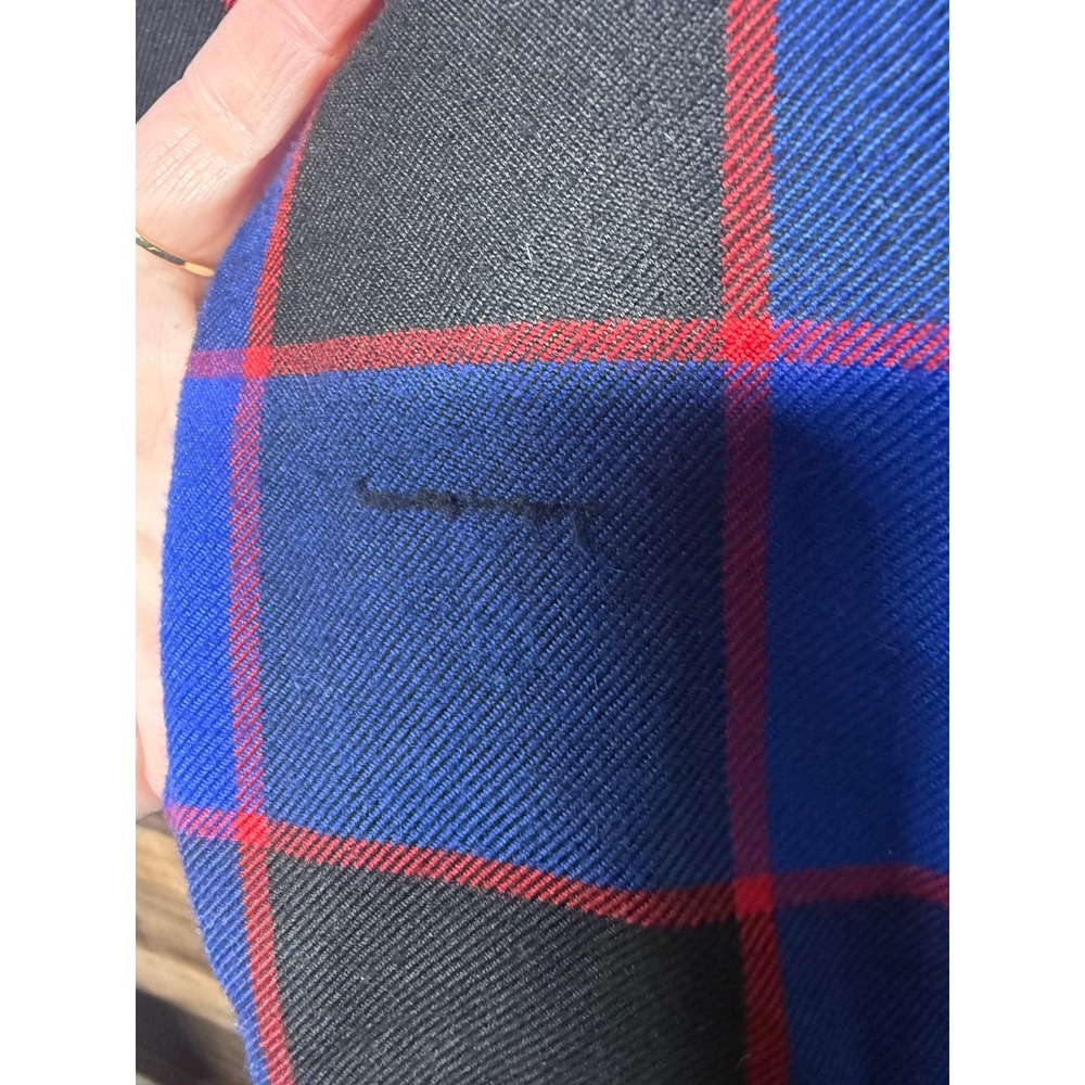 Dixxon Flannel Co Voorhees Friday the 13th Plaid Shirt Mens Large Blue Black - Picture 3 of 9